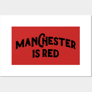 Manchester Is Red Posters and Art